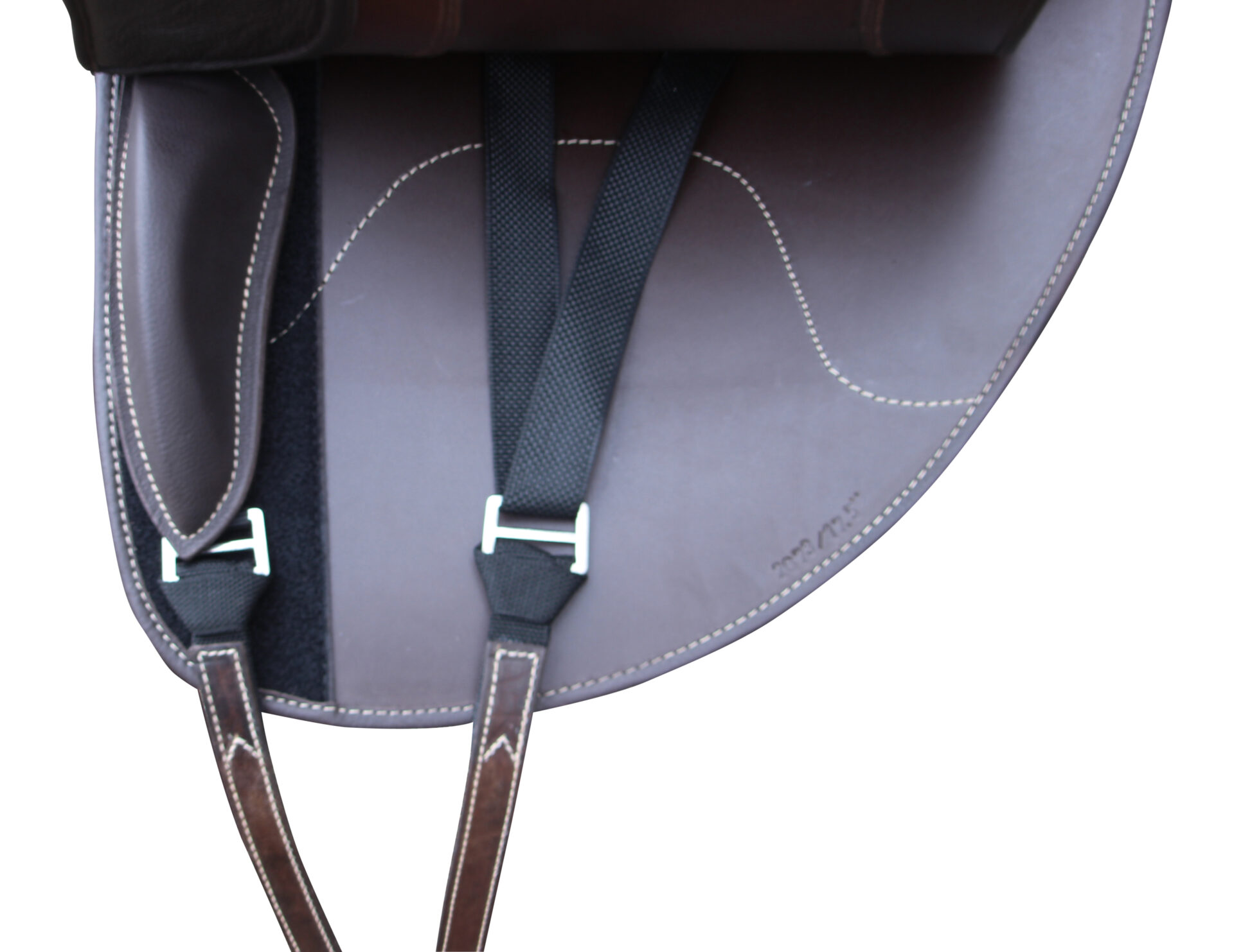 Hidalgo Santiago leather tree saddle, girthing
