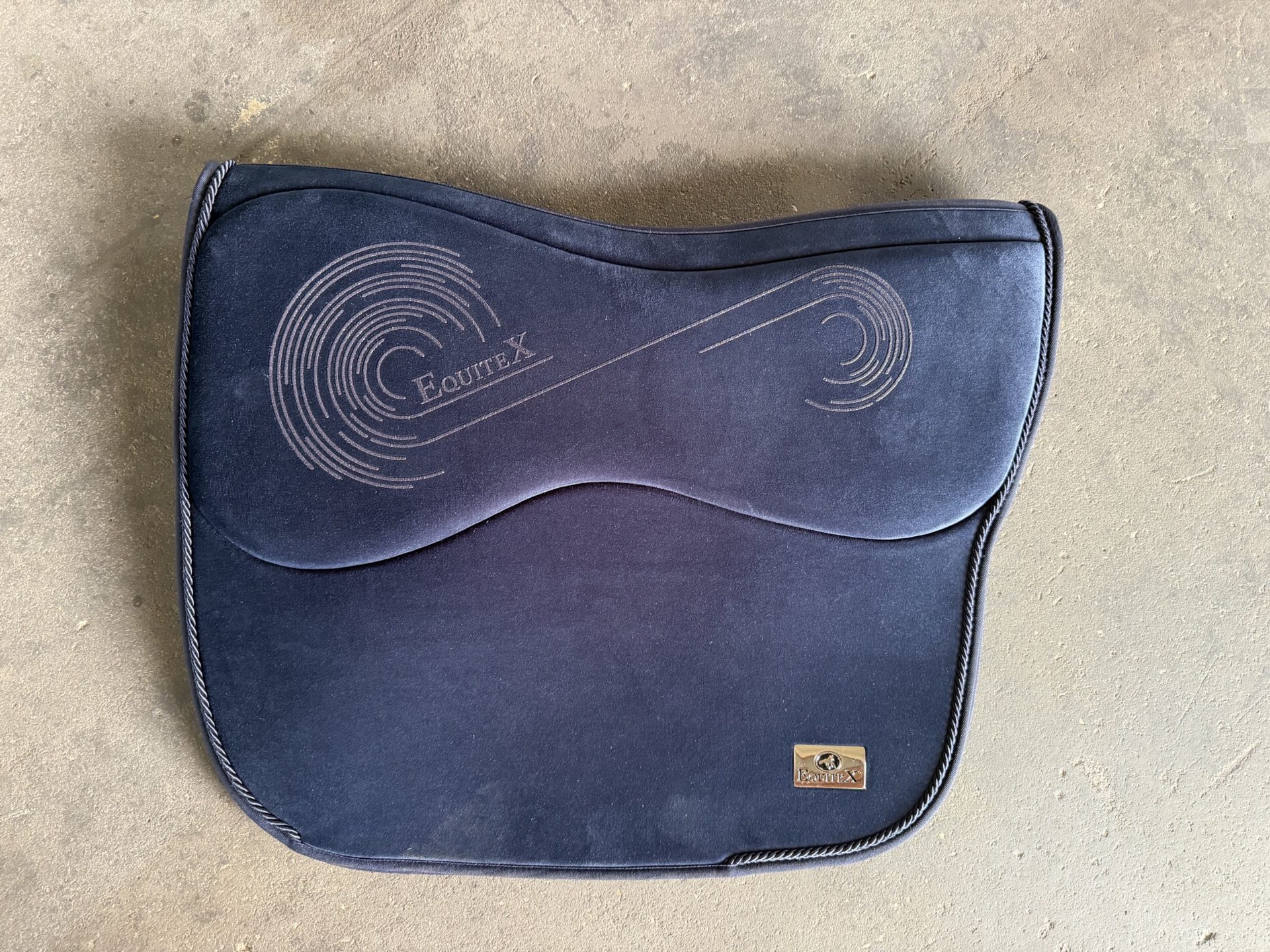 Equitex Ibero Pad – Samt blau